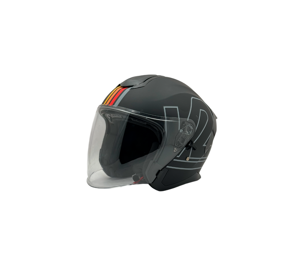 Casco Para Moto Md220 Open Face Led Firestorm