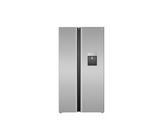 Nevera side by side 486 lts s/escarcha 110v gris crystal TCL