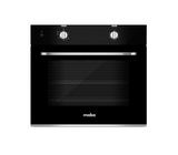 Horno a gas con encendido eléctrico 80cm tipo espejo negro Mabe