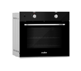 Horno a gas con encendido eléctrico 80cm tipo espejo negro Mabe