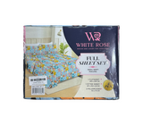 Juego de sábana matrimonial White Rose