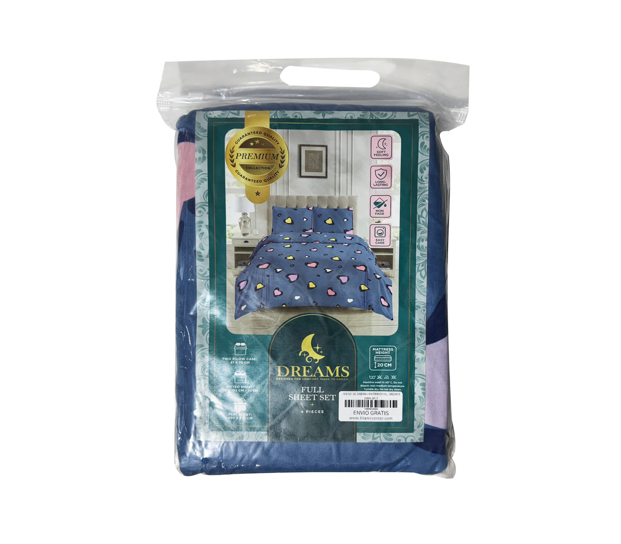 Juego de sábana matrimonial Dreams