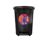 Papelera redonda pedal bin Alfa Hogar