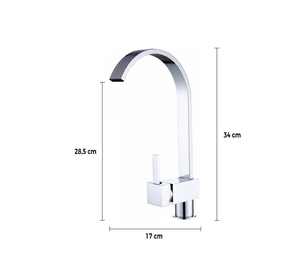 Grifería Plus llave para fregadero monomando Galera Faguax