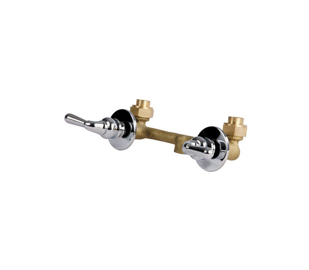 Grupo ducha 1/2" 100% bronce cromado plata Everest Faguax