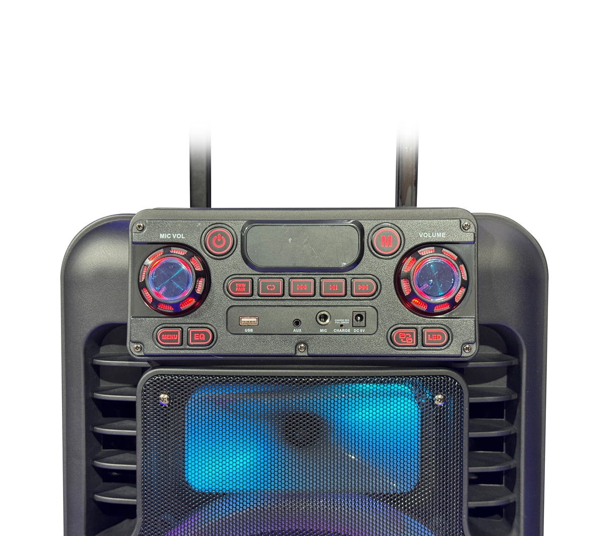 Corneta 12" amplificada 50W recargable karaoke Sankey