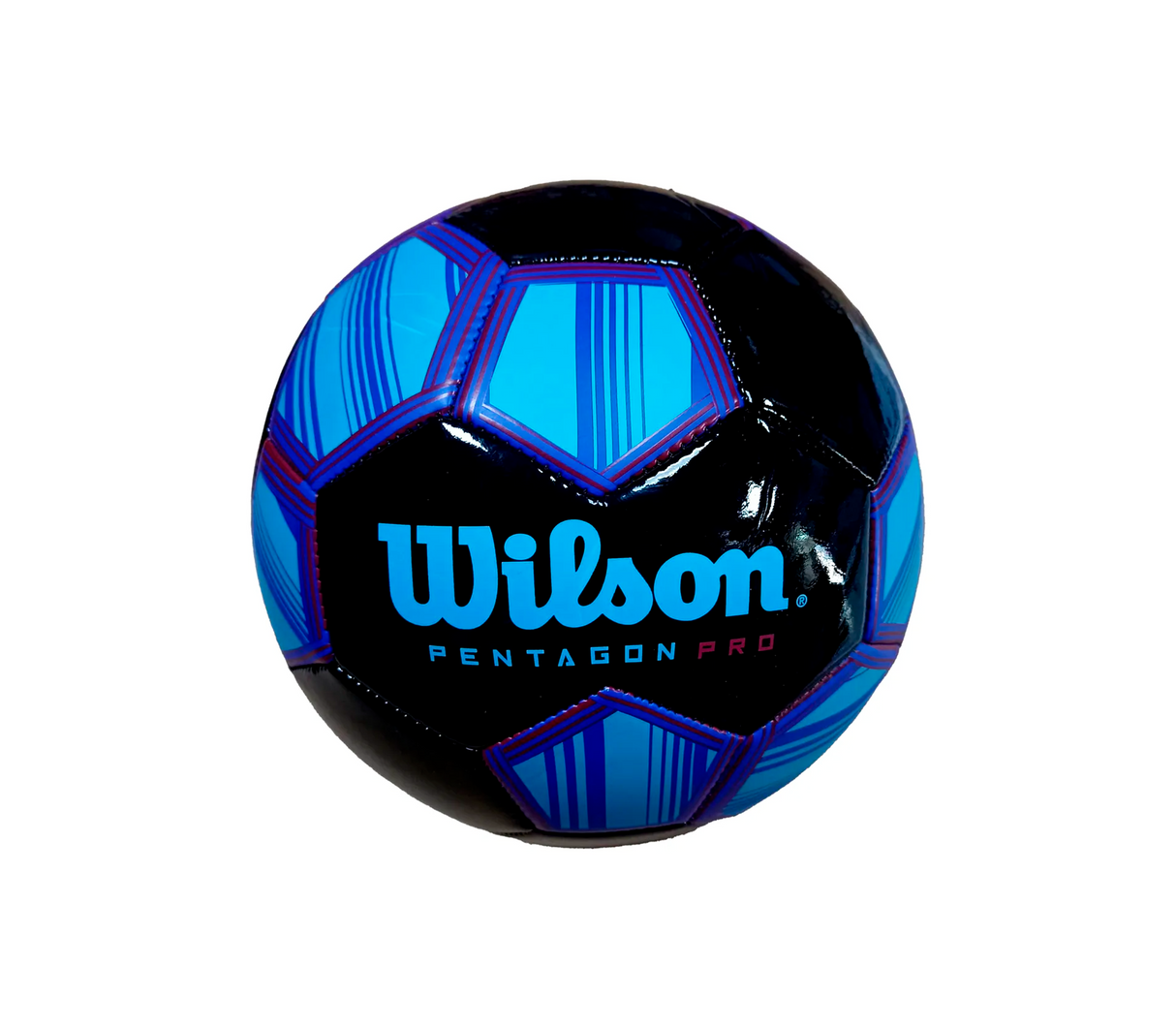 Balón de fútbol N.° 5 Pentagon Pro negro y azul Wilson