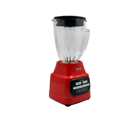 Licuadora vaso de vidrio profesional plus 3 velocidades 1.25 litros 650W roja Nero