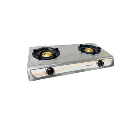 Cocina de mesa a gas 2h acero inoxidable Premier