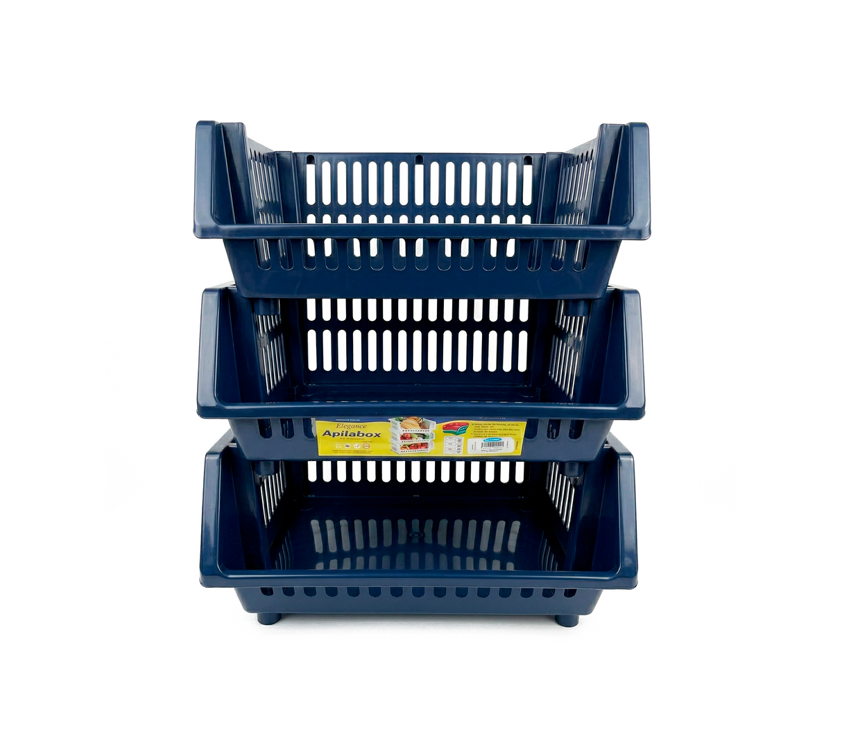 Apilabox 3 niveles color azul Manaplas