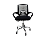 Silla ergonómica ejecutiva negra b/coromada 022ND01 Isonic