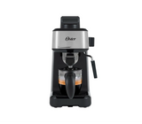 Cafetera acero inox capuccino y espresso Oster