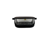 Freidora de aire Honor Glass 4 en 1 de 4.6 litros y 3.5 litros 1500W gris Gtronic