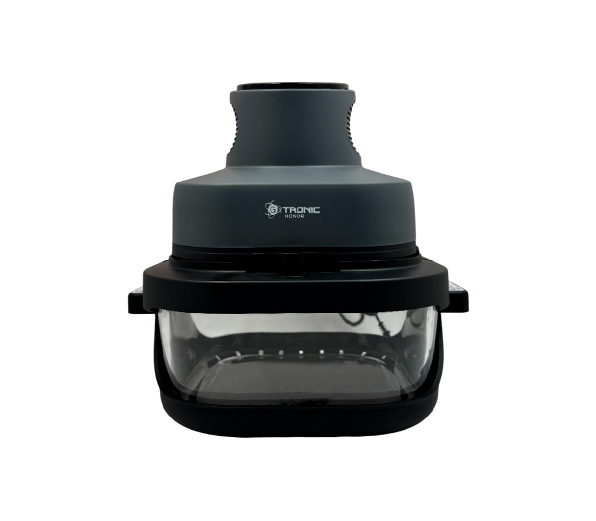 Freidora de aire Honor Glass 4 en 1 de 4.6 litros y 3.5 litros 1500W gris Gtronic