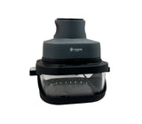 Freidora de aire Honor Glass 4 en 1 de 4.6 litros y 3.5 litros 1500W gris Gtronic
