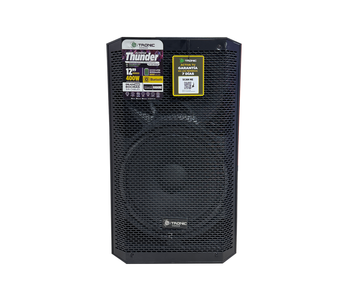 Corneta Honor Thunder c/ control 12" 400W negro Gtronic