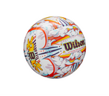 Balón de voleibol Official Graffiti Peace N.° 5 blanco y naranja Wilson