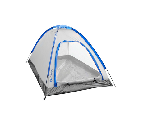 Carpa armable para 2 personas sunshine gris/azul Ecology