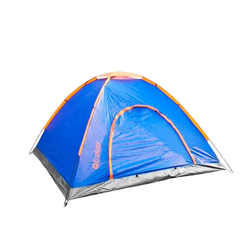 Carpa Sunshine 4 personas azul y naranja Ecology