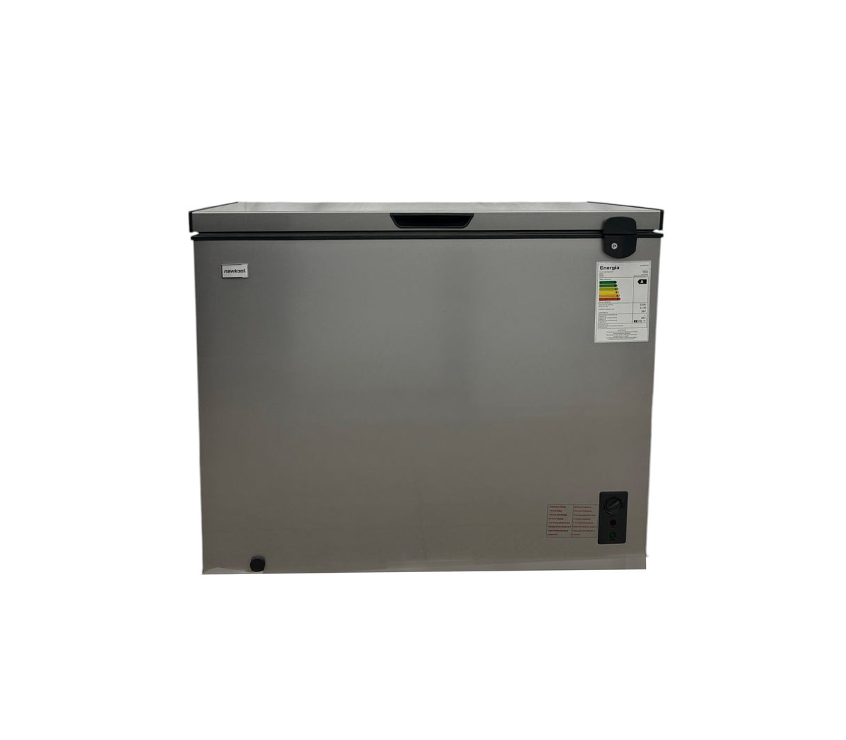 Congelador horizontal 254 litros gris Newkool
