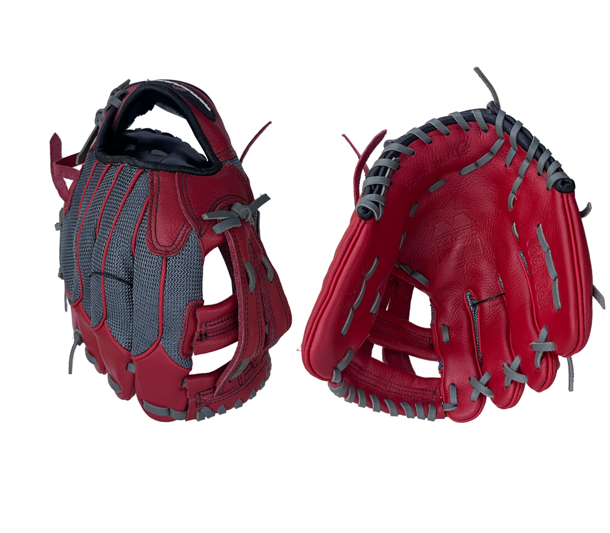 Guante infantil izquierdo cuero/mesh abierto 12" Tamanaco