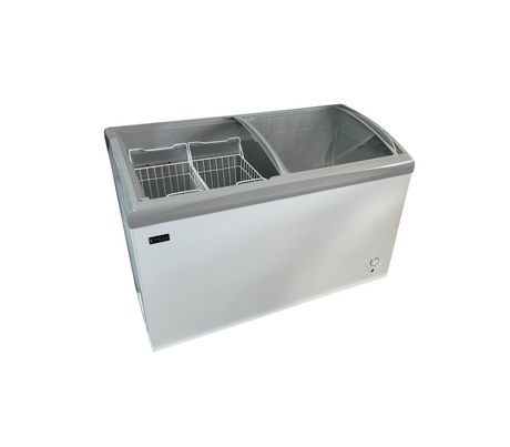 Congelador Exhibidor Horizontal Pta Corrediza 254L Blanco Int/Aluminio Omega Electronic