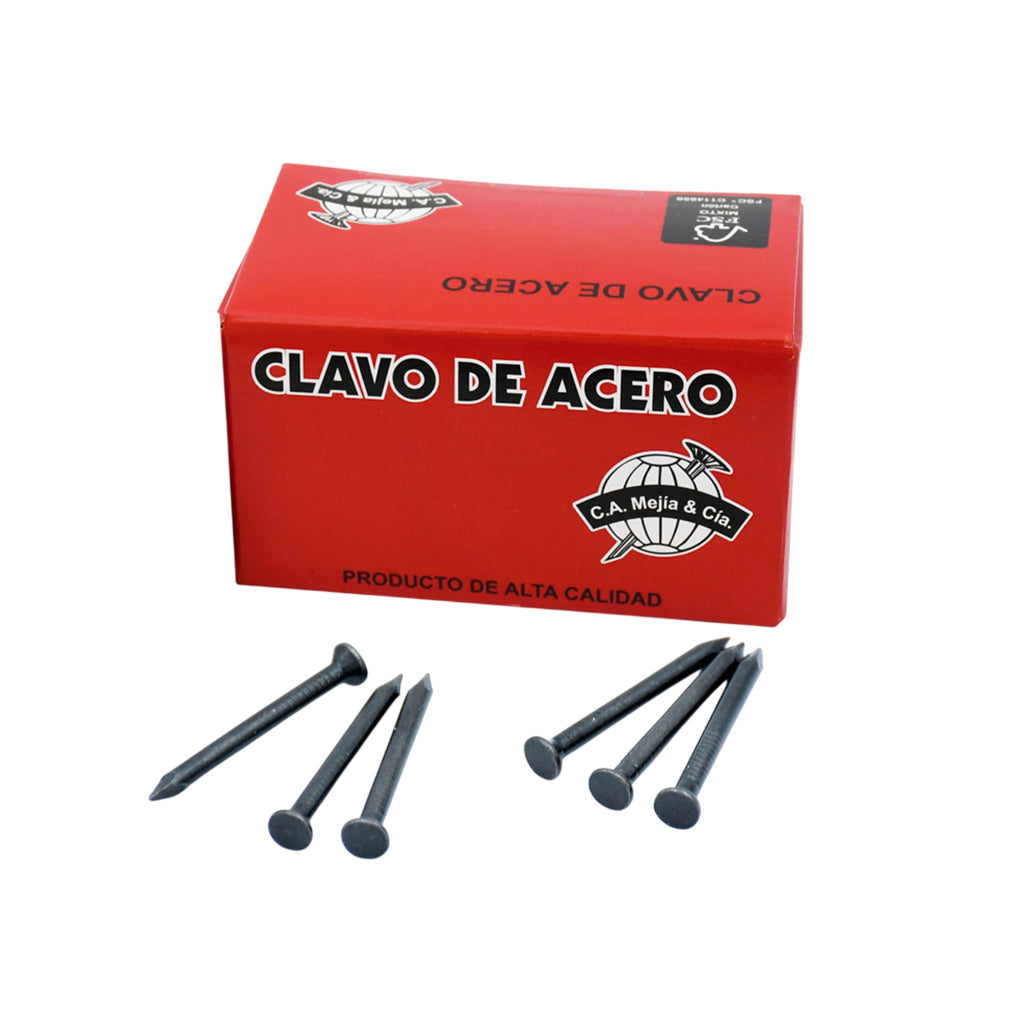 Clavos de acero liso Mejia