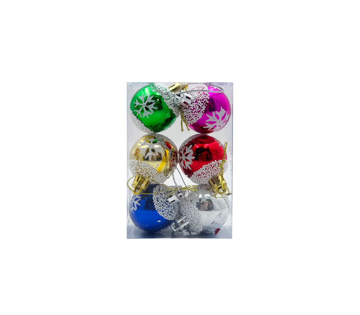 Set 6 Bambalinas C/Estrella Multicolor Powerfik
