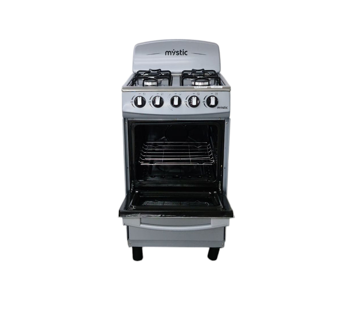 Cocina a gas agata 4 hornillas (20") Silver Mystic