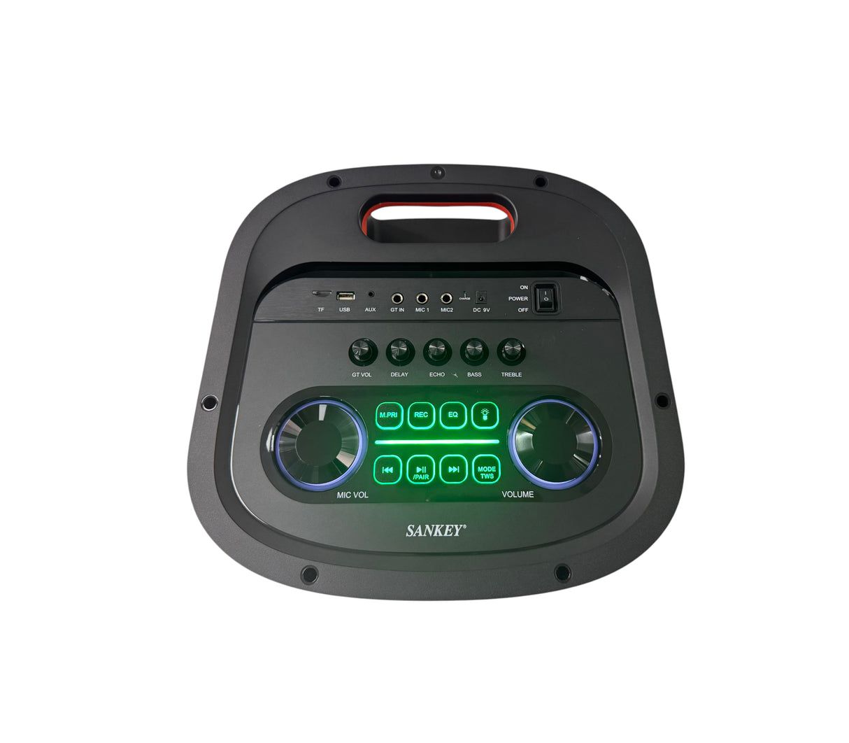 Corneta 12" amplificada 50W recargable Bluetooth/USB/Karaoke Sankey