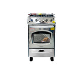 Cocina a gas 20" de piso 4 hornillas con horno acero inoxidable Premier
