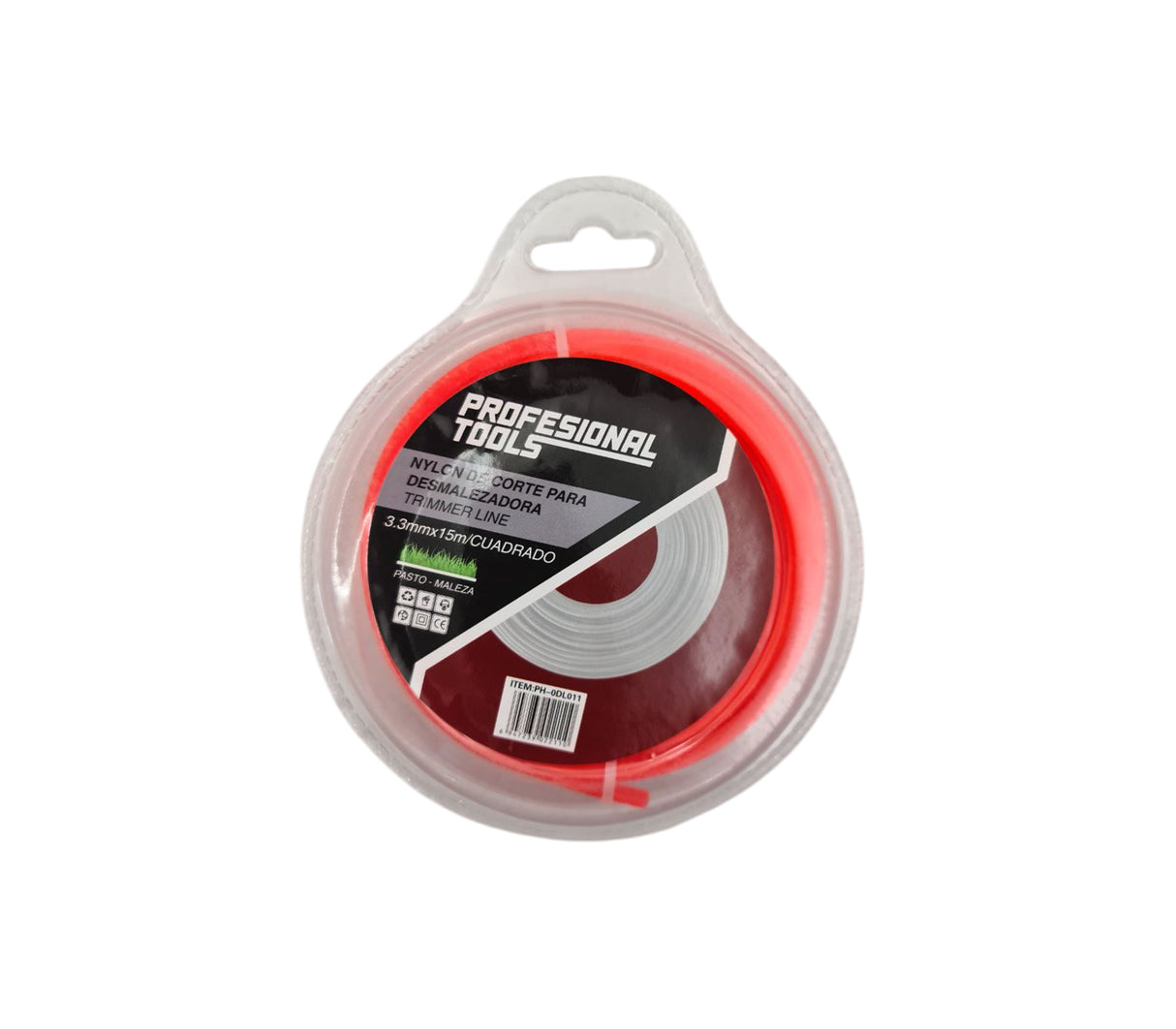 Nylon para desmalezadora 3.3mm 15metros Cod.5-538-2 Profesonal Tool