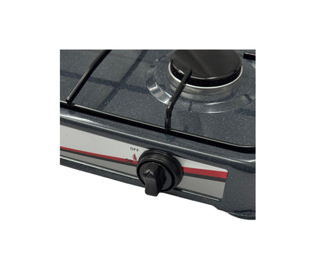Cocina a gas de mesa 2 hornillas gris Nero