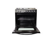 Cocina a gas Jade 6 hornillas (30") Negra Mystic