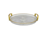 Bandeja redonda de lujo Pamorde