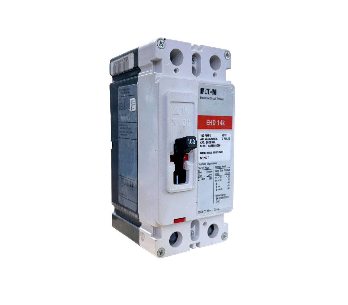 Breaker 2 polos x 1000 AMP trifásico 220V empotrar industrial Eaton