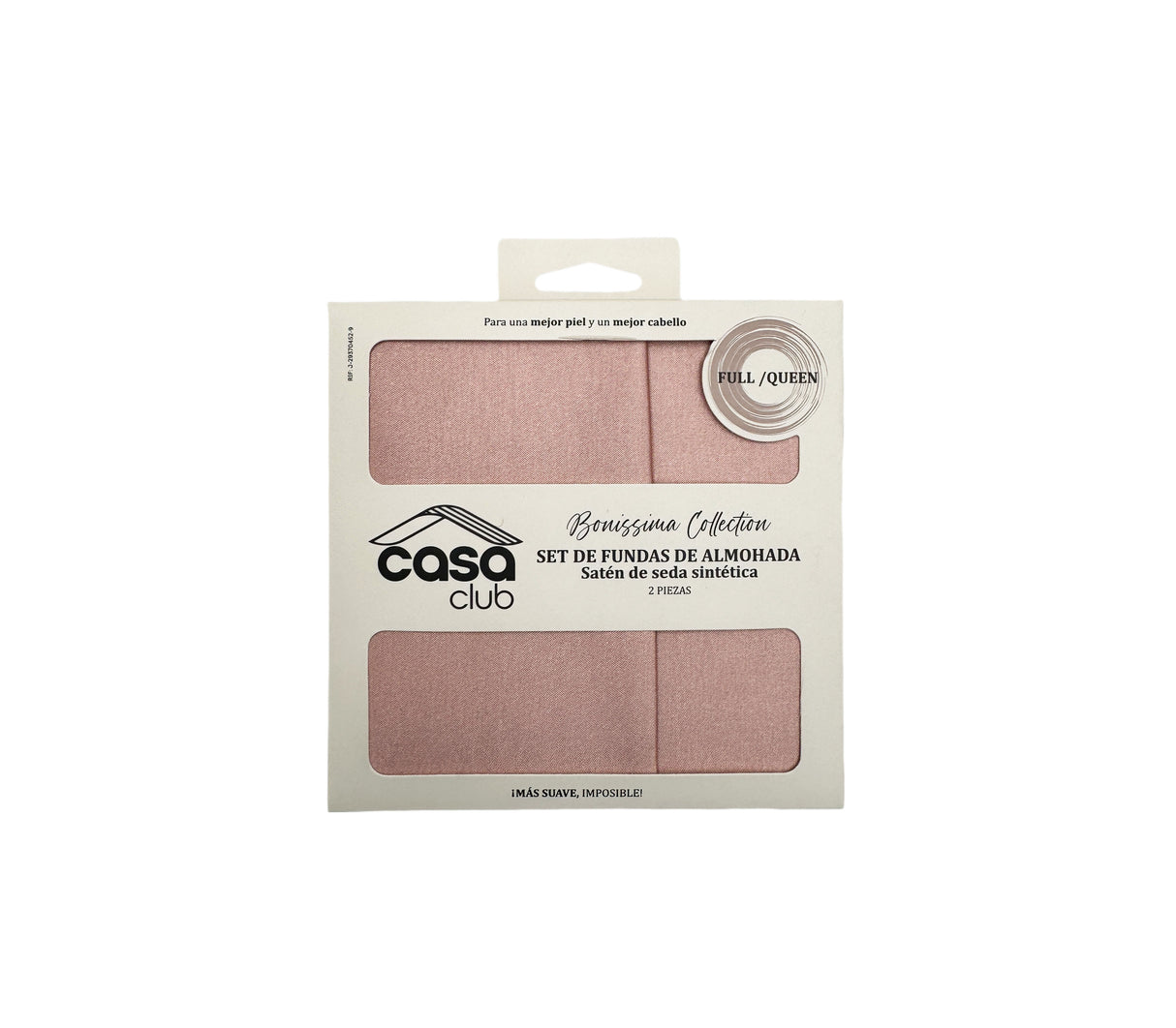 Funda de almohada seda bonissima matrimonial unicolor Casa Club