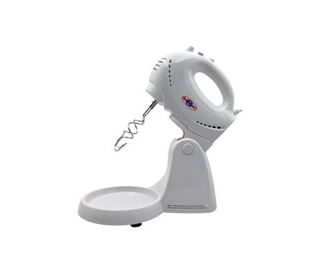 Batidora pedestal 5 velocidad con bowl acero blanca Salcar