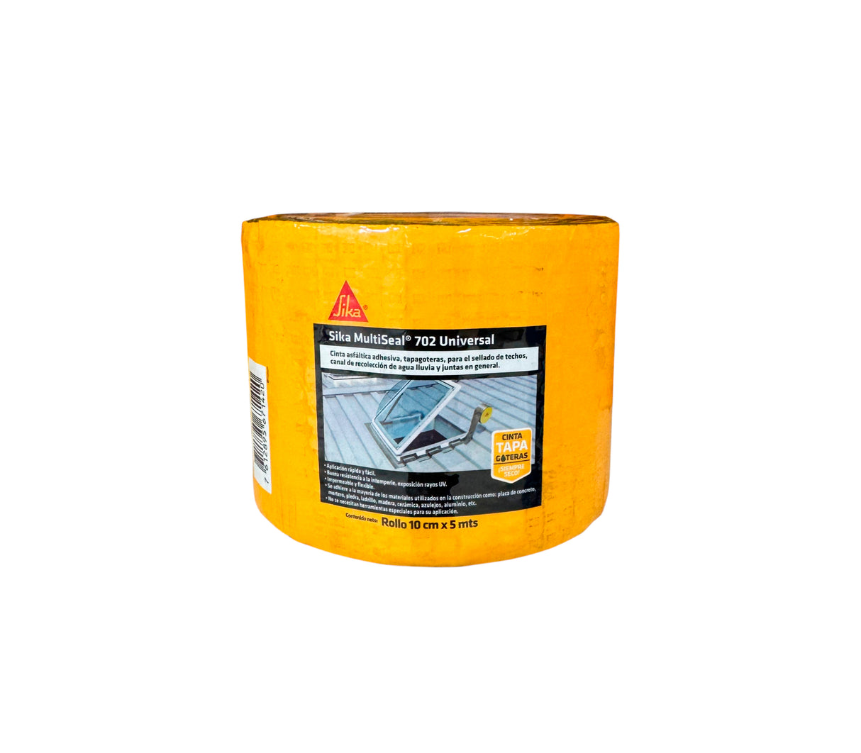 Cinta asfáltica adhesiva rollo 10cm x 5 metros Sika