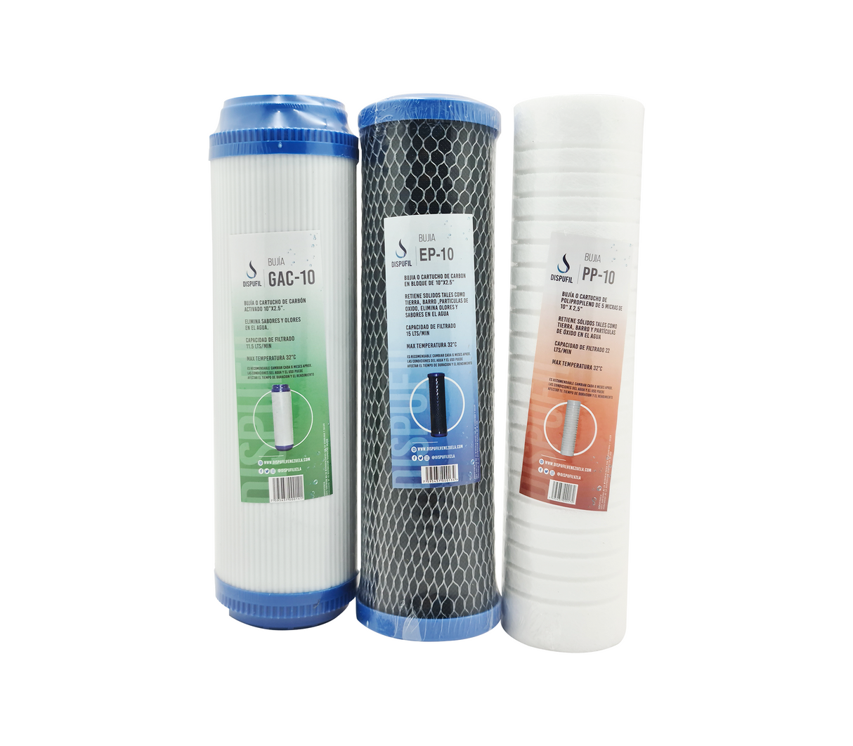 Kit de bujías triple-O Dispufil