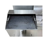 Plancha-baño de maría-freidora/grill forrado con ruedas Baldirio