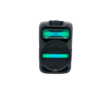 Corneta recargable 8" portátil Bluetooth Karaoke 8W Sankey