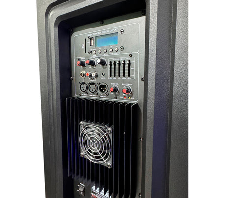 Corneta Pro 18" 200W Subwoofer amplif/BT/TWS Con paral Sankey