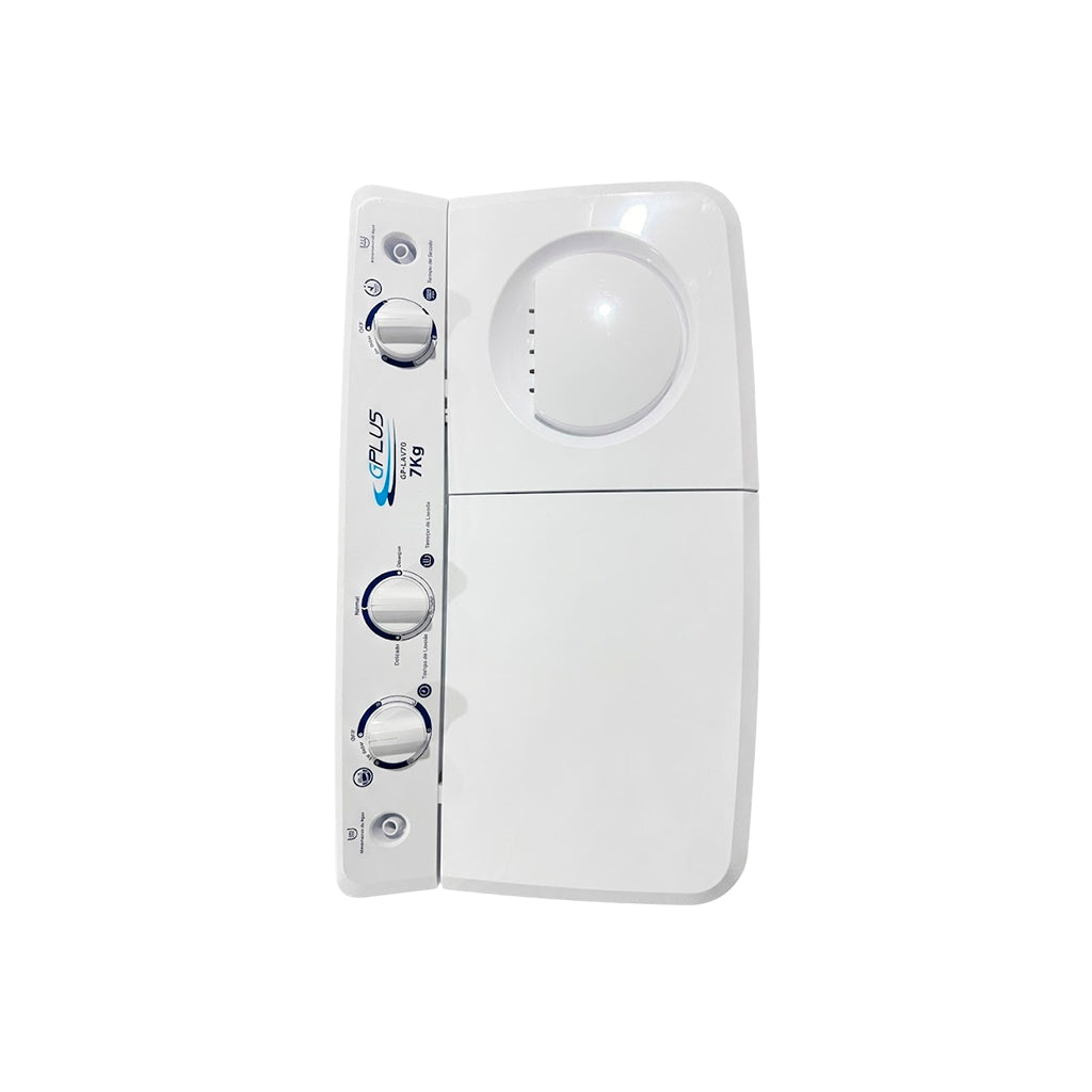 Lavadora doble tina 7kg  S/bomba GP-LAV70 Blanco Gplus