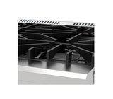 Cocina de mesa a gas Potenza 5 hornillas 76cm acero Drija