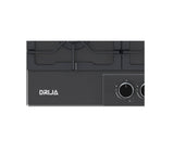 Tope de cocina a gas Italia 5 hornillas 76cm (30") negro Drija