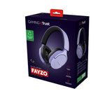 Audífonos gaming con micrófono GXT 489P Fayzo púrpura GXTrust