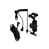 Reproductor para moto con pantalla 5" adaptador USB Podofo