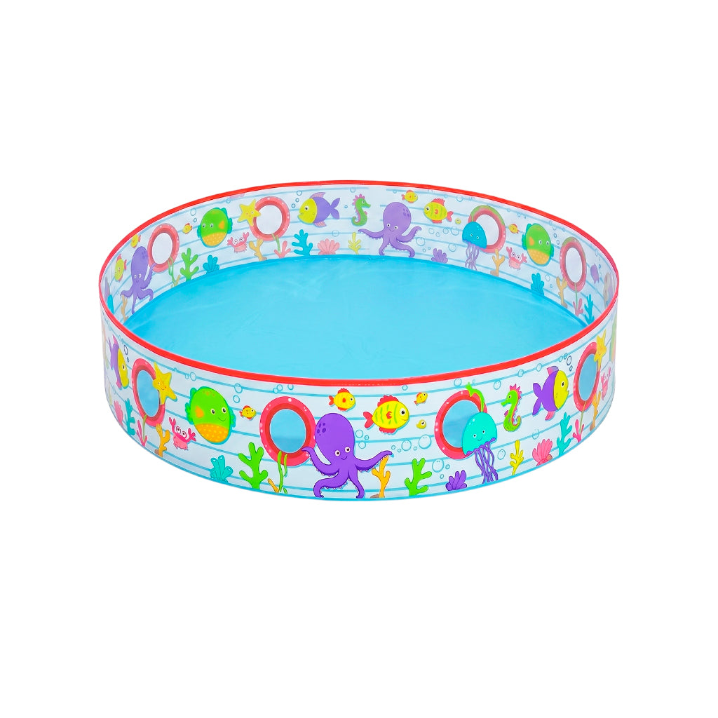 Piscina plástica para niños diseño marino 152 cm x 25 cm Bestway