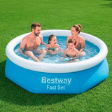 Piscina inflable redonda Fast Set 2.44m x 61cm Bestway